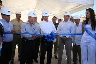 Ceremonia inaugural del inicio de operaciones de la Terminal de fluidos de la empresa Cortez Transfert