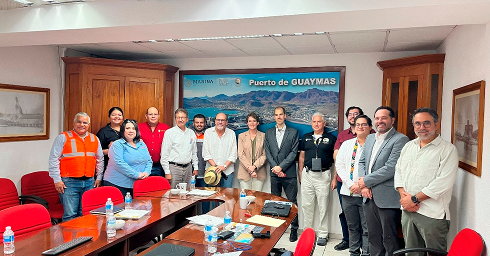 Visita de personal del puerto de AMBERES BRUJAS en ASIPONA GUAYMAS