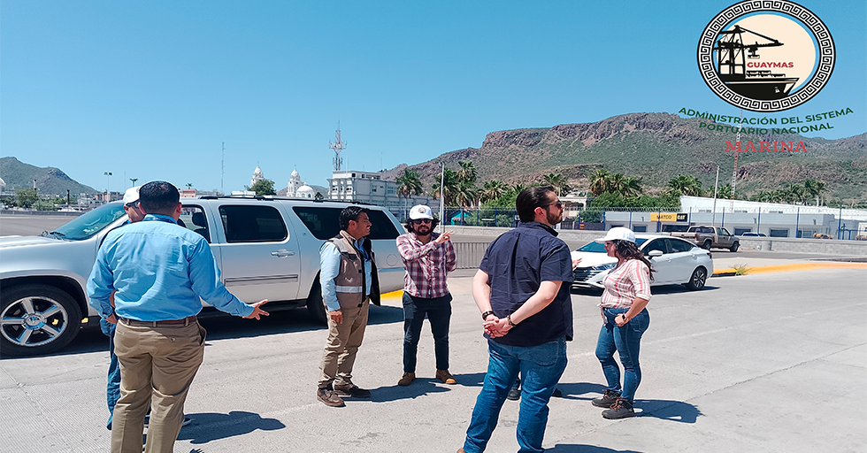 Visita de personal del puerto de AMBERES BRUJAS en ASIPONA GUAYMAS